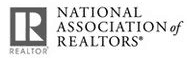 National Association of Realtors logo in black and white